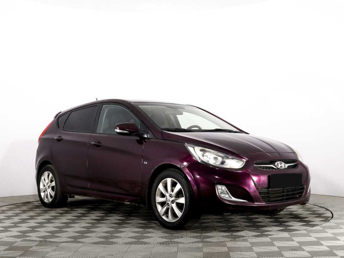 Hyundai Solaris б/у, 2013, Механическая. Фото: #2